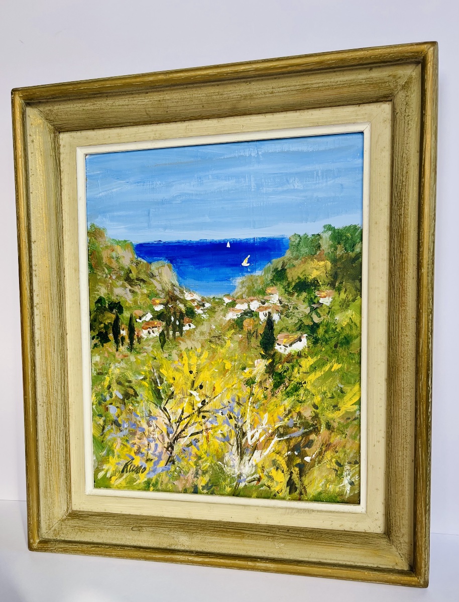 Painting On Canvas Signed By Russo-photo-2